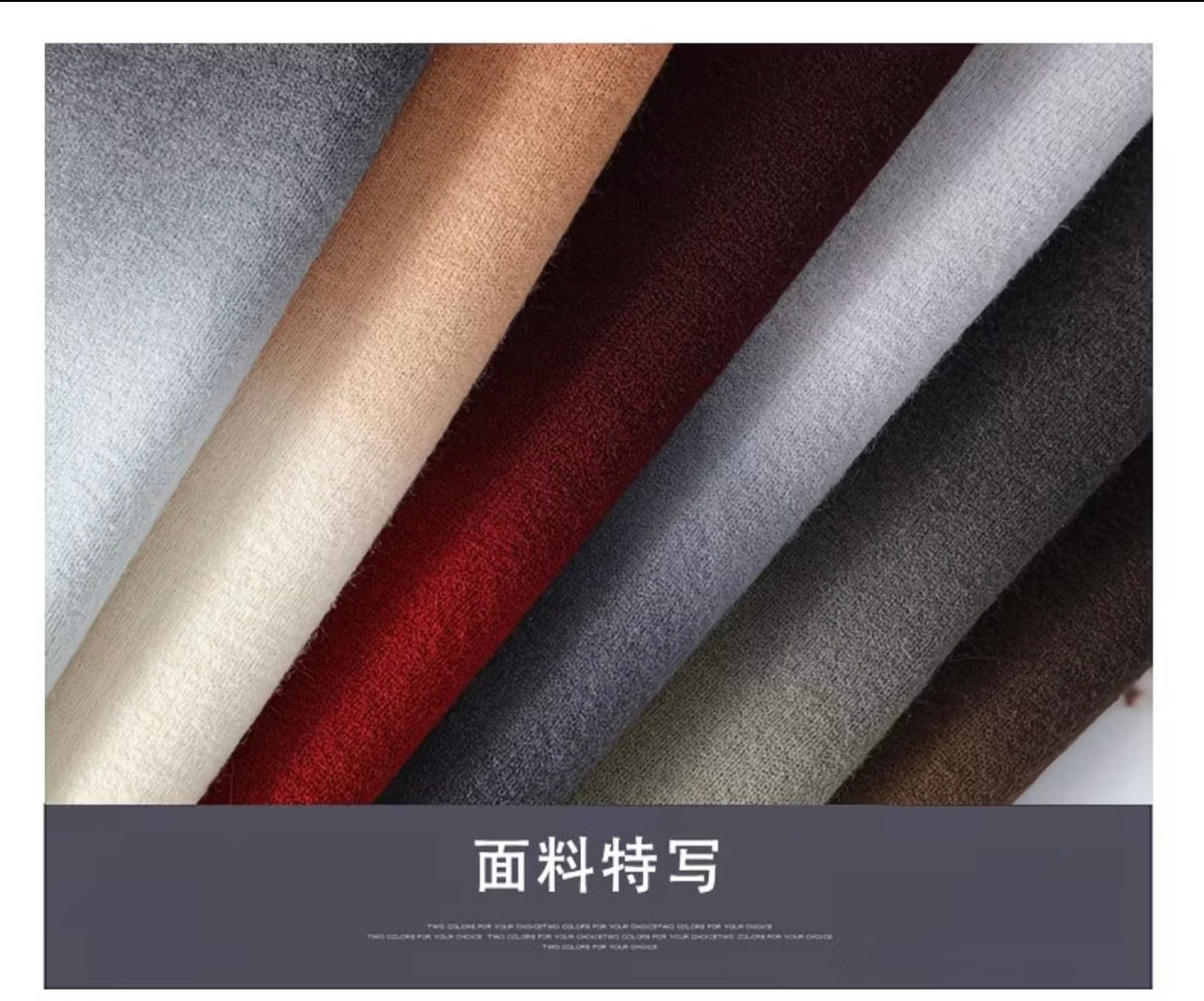 JEEP Men's Gradient Color Knit
Sweater, Autumn/Winter Fashion Casual Loose-Fitting Round Neck Pullover