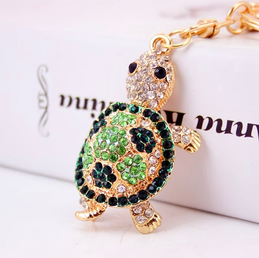 Exquisite Cute Turtle Car Keychain -
Bag Accessory, Key Ring, Bag
Charm Gift 🐢
