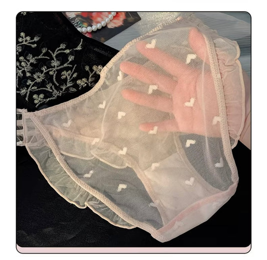 Japanese-style Embroidered Sweet Underwear for Women