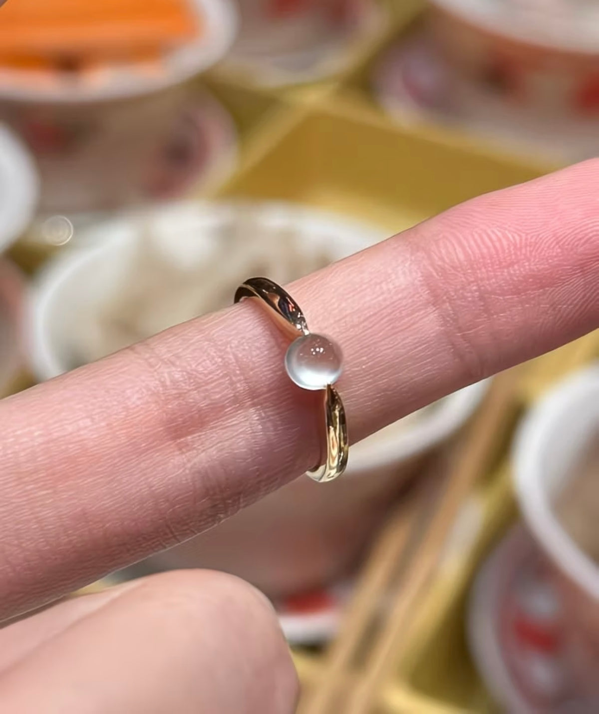 new style plain band index pretty finger ring 💍