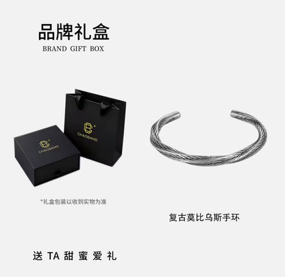 ChaoBang Stainless Steel Retro Möbius Bracelet for Men