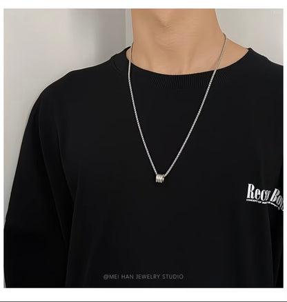 Stainless Steel Hip-Hop Style Men's Necklace