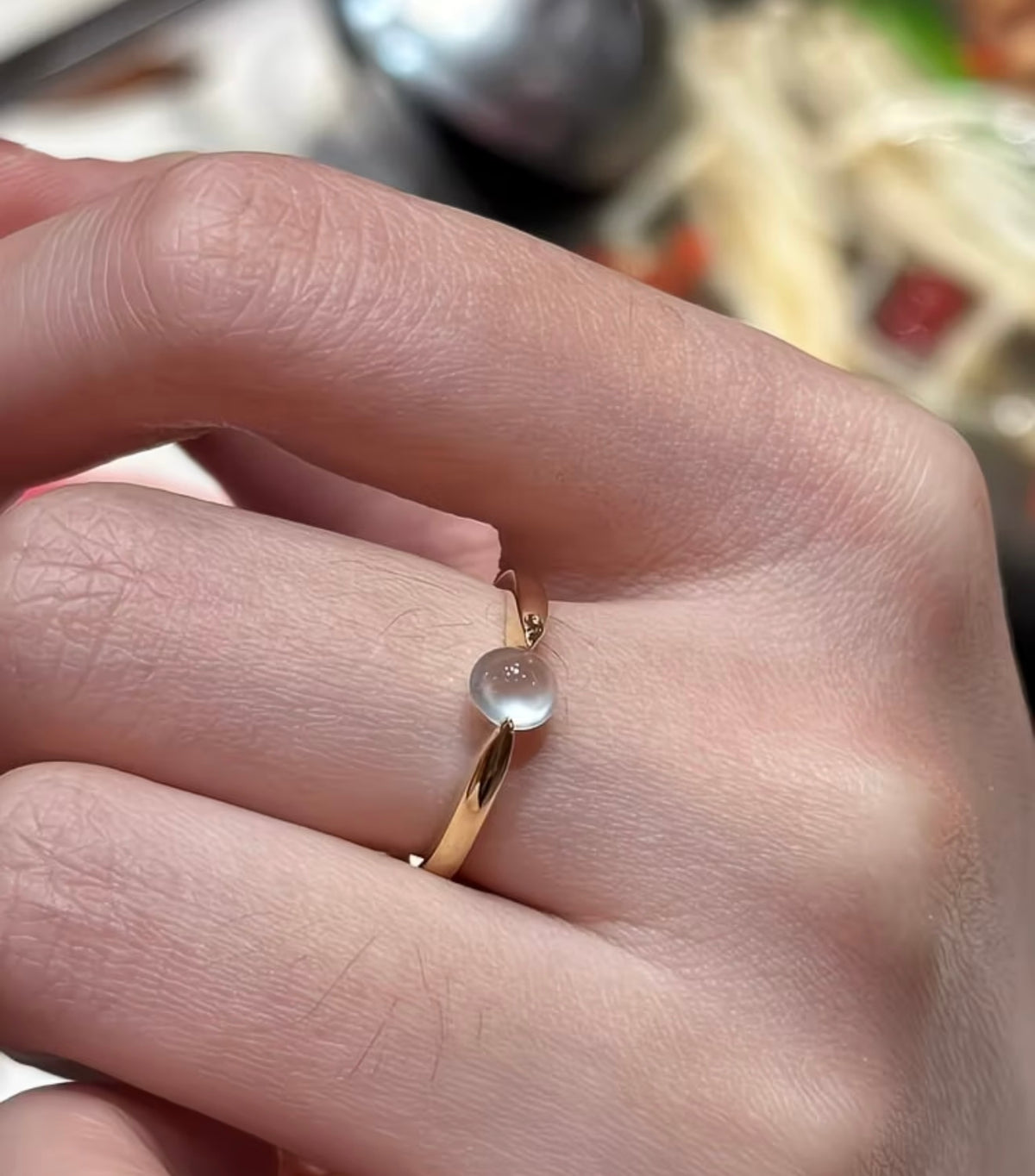 new style plain band index pretty finger ring 💍