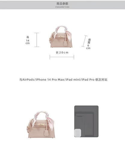 Elegant Small Square kelly Handbag, Fashionable and Exquisite Shoulder Crossbody Bag 💕