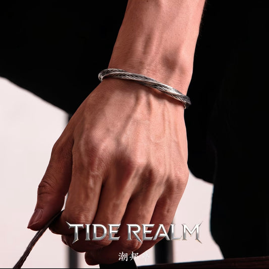 ChaoBang Stainless Steel Retro Möbius Bracelet for Men