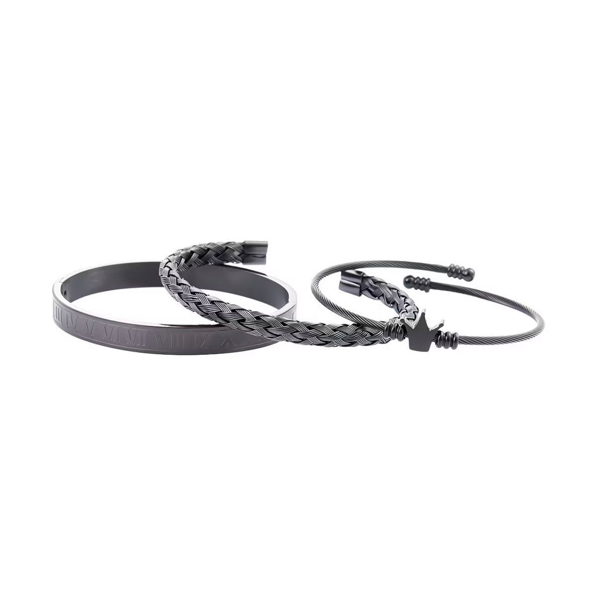 ChaoBang Black Knight Crown Stackable , trendy Adjustable Personalized Bracelet