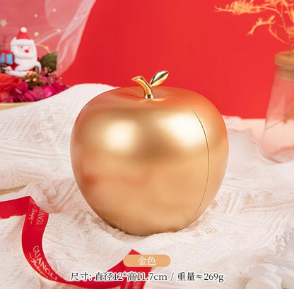 Romantic Rose Apple-Shaped Jewelry Box Gift Set