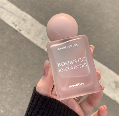 Romantic pink encounter perfume with long-lasting scent - luxurious natural fresh aroma 🌸