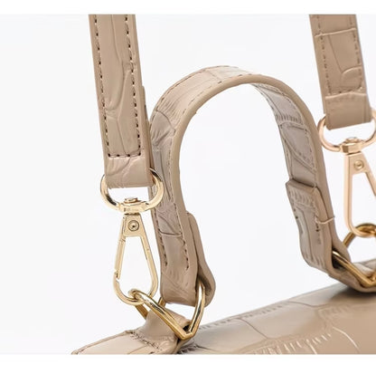 Stylish and Premium 2026 New Kelly Bag - Single Shoulder Crossbody Handbag, Fashionable Crocodile Leather Versatile Small / Large Purse