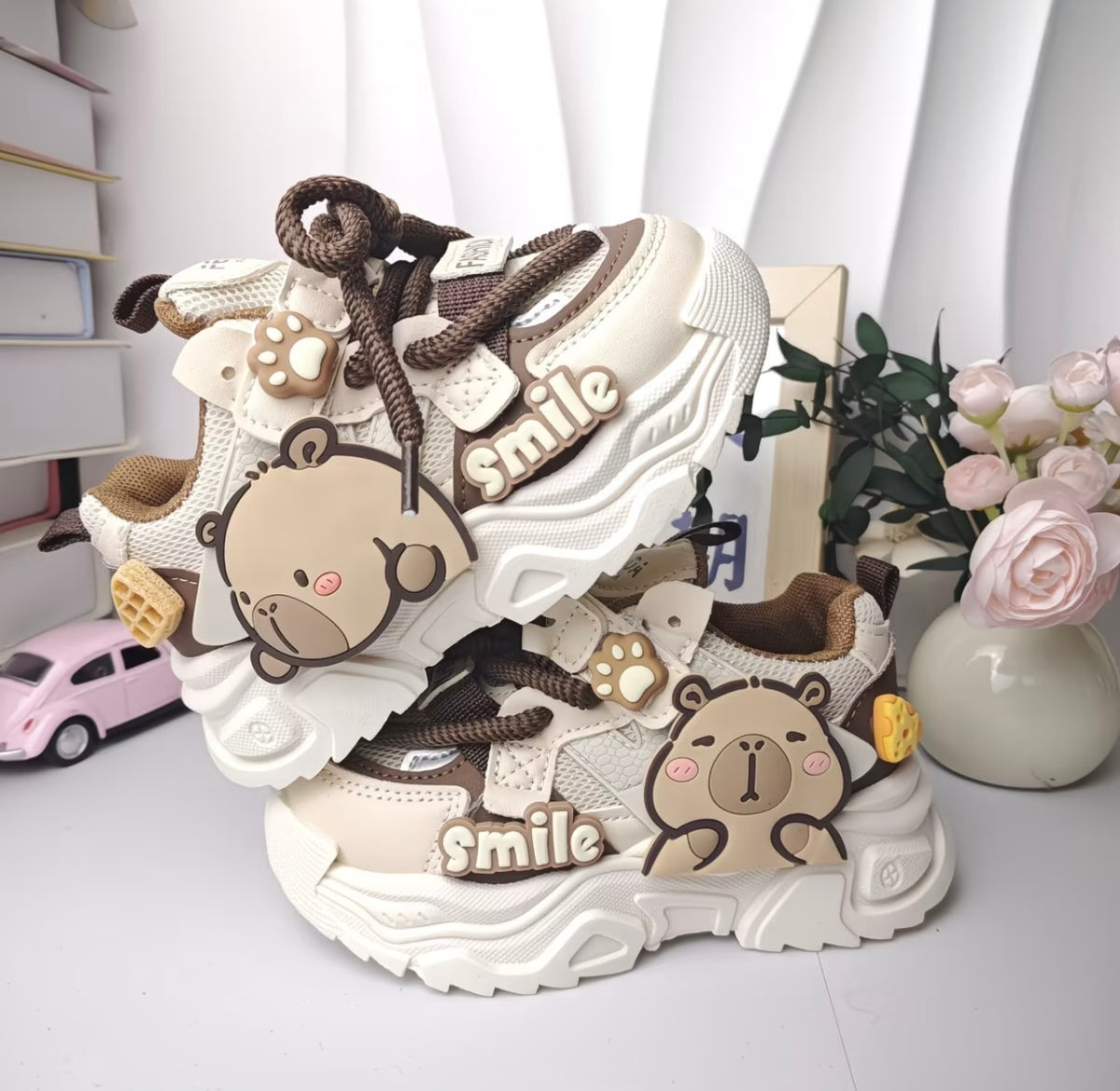 Baby cute sport shoes capybara casual snickers