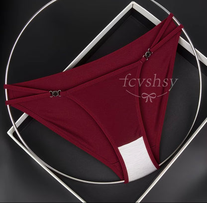 Women's Satin Sexy High-Slit Low-Waist Comfortable panties