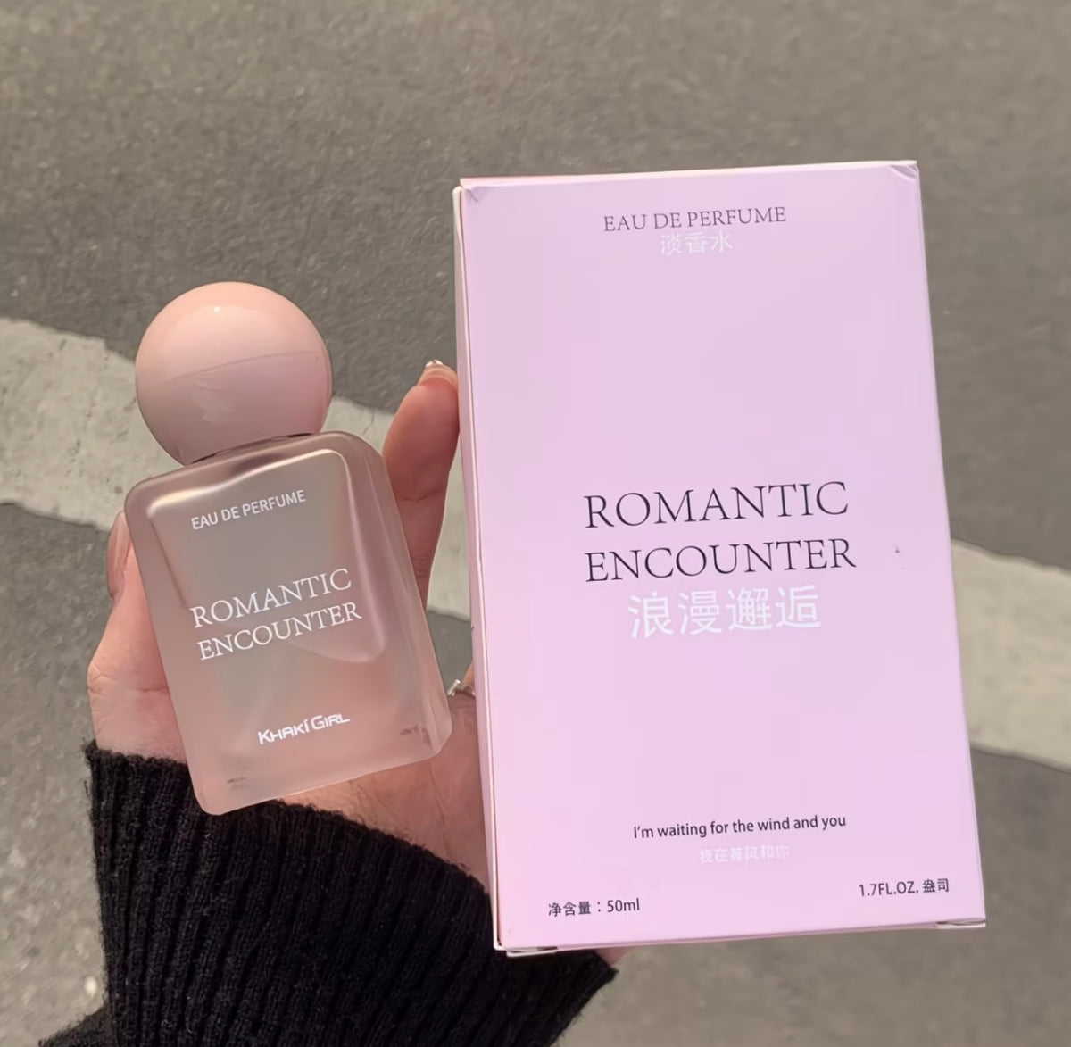 Romantic pink encounter perfume with long-lasting scent - luxurious natural fresh aroma 🌸