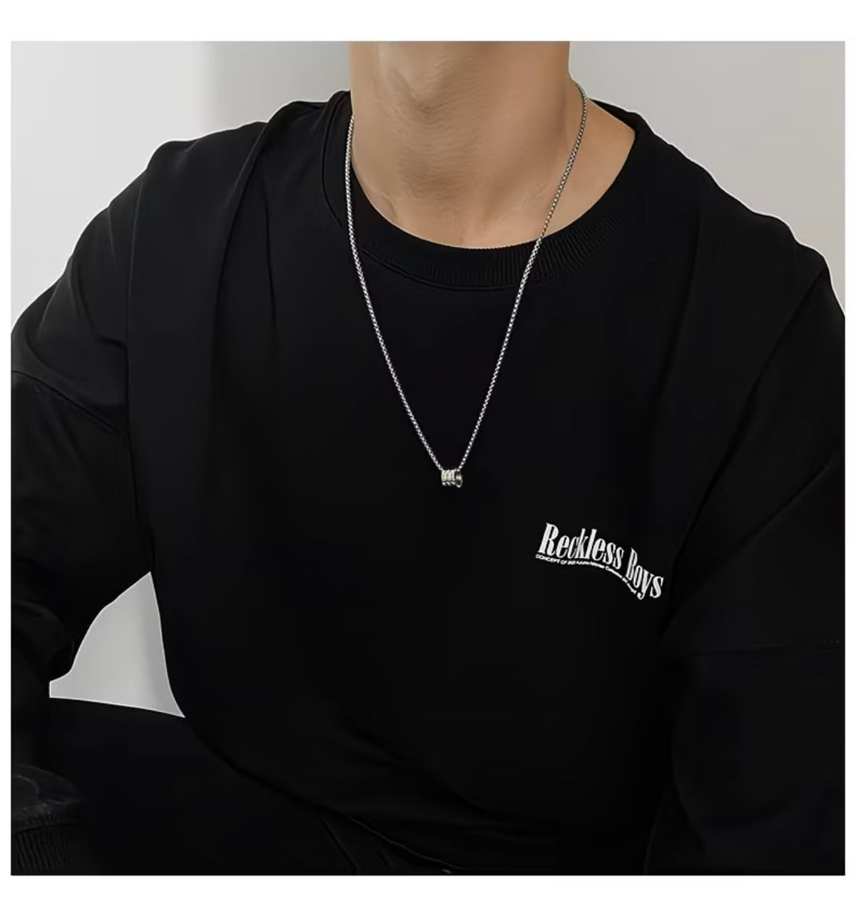 Stainless Steel Hip-Hop Style Men's Necklace