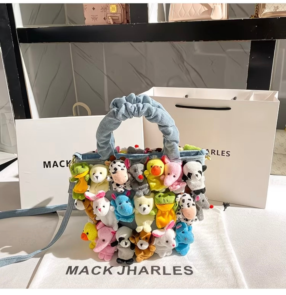 MACK JHARLES premium doll bag available in stock ( limited edition)