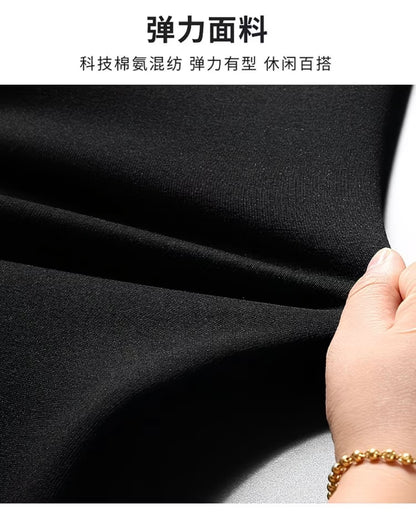 ZLSHIJIA Men's Pure Cotton Sports
Pants, Casual Loose-Fit Versatile Tapered Leg Long Pants