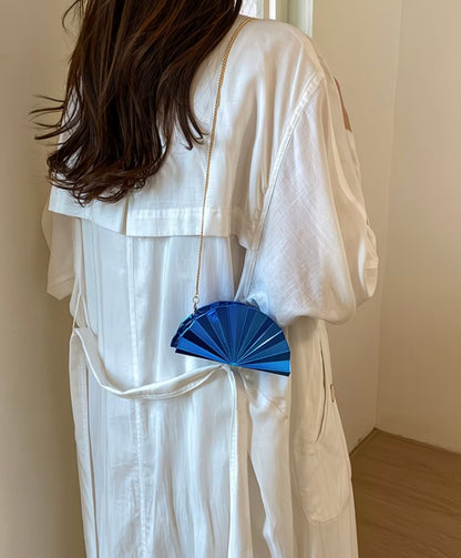 New European Cross-border Style Unique Fan-shaped Clutch for women