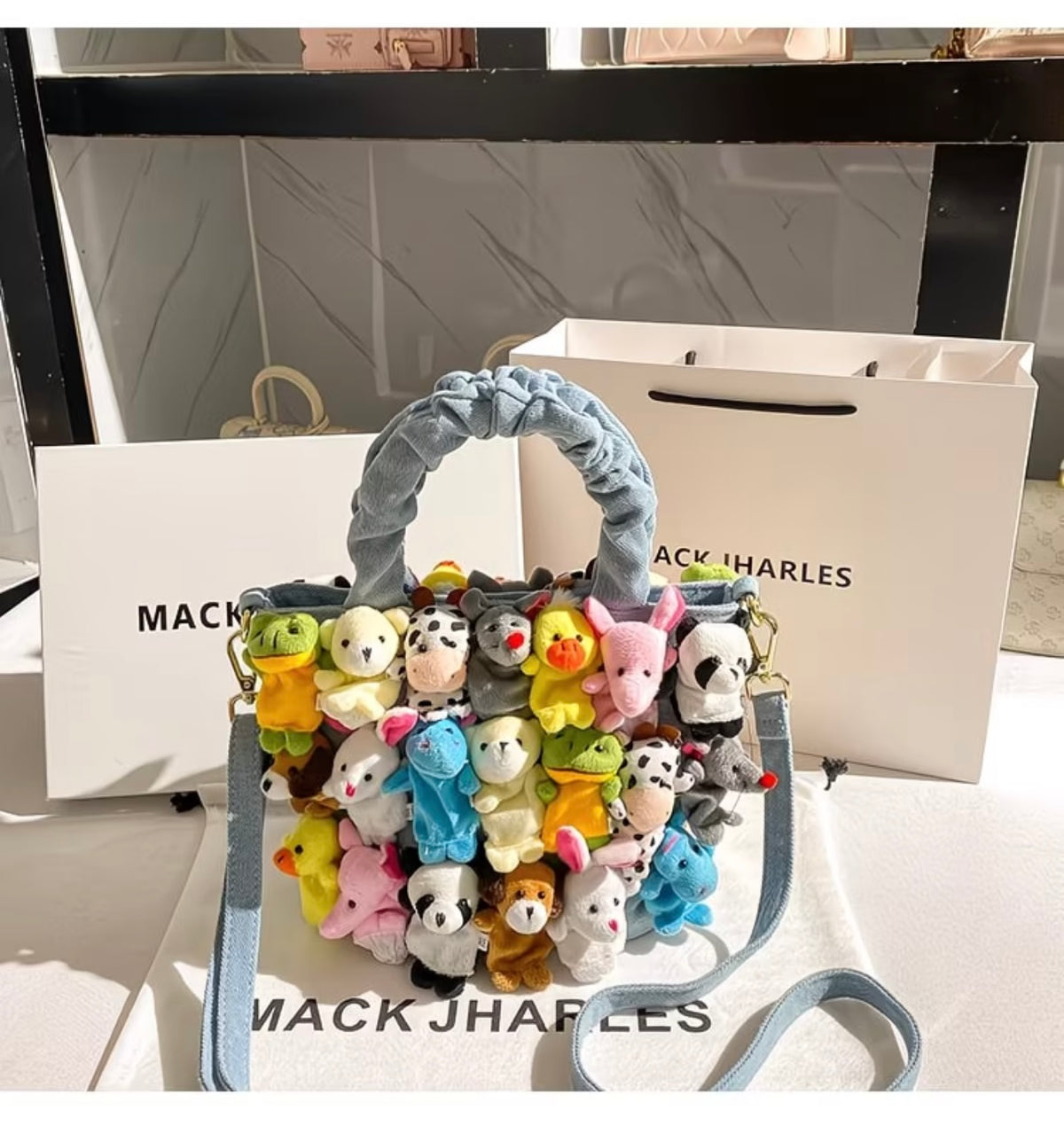 MACK JHARLES premium doll bag available in stock ( limited edition)