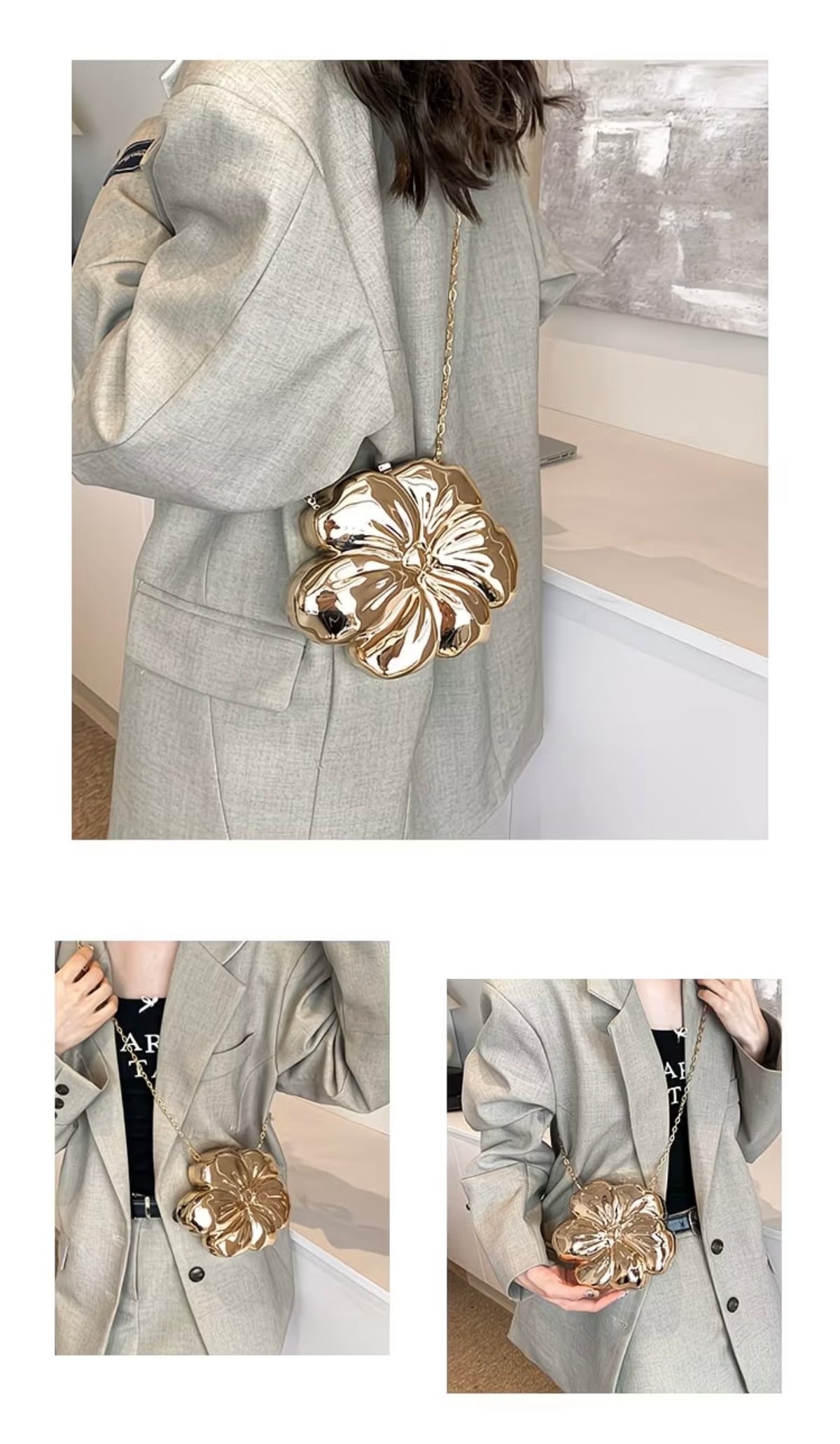 2026 New Floral-Shaped Stylish Sweet Crossbody Bag, Internet-Famous