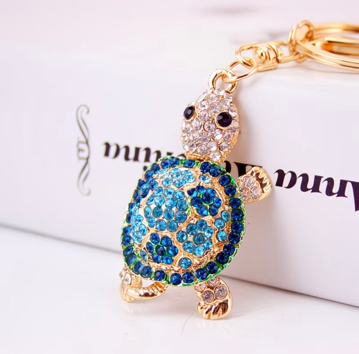 Exquisite Cute Turtle Car Keychain -
Bag Accessory, Key Ring, Bag
Charm Gift 🐢