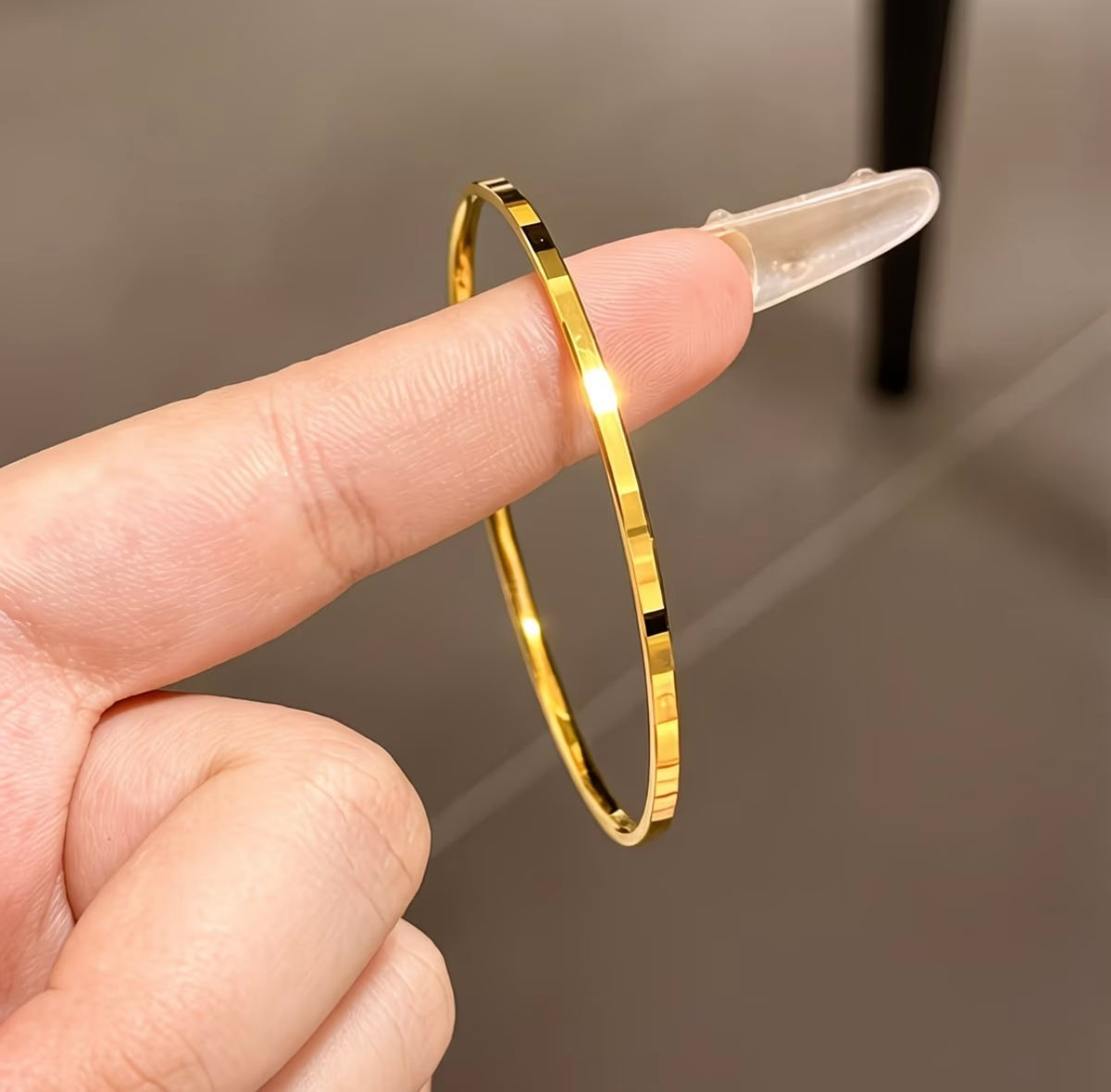 Titanium Steel Non-Fading Lifetimes Glossy Closed-End Bracelet ⭐️