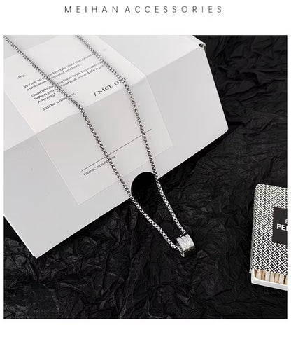 Stainless Steel Hip-Hop Style Men's Necklace