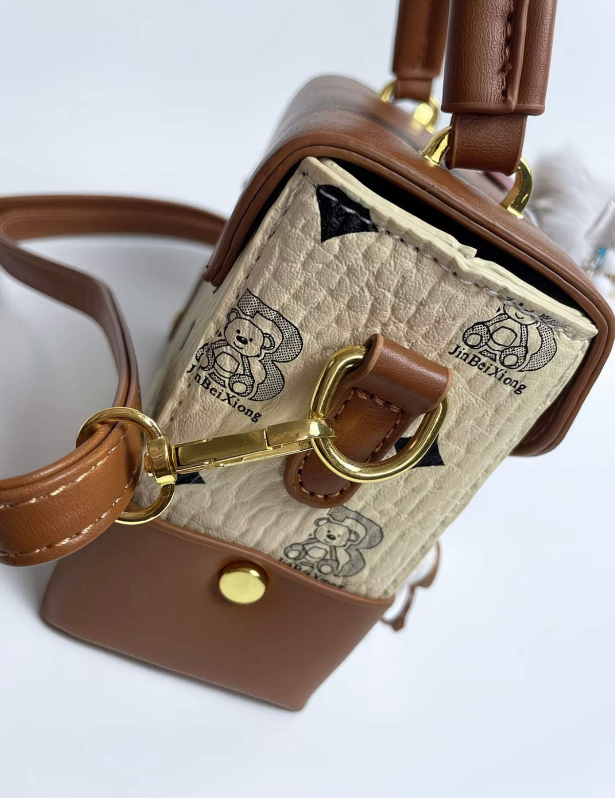 Light Luxury, High-End Cute Plush Doll Handbag for Women, Can Be Worn as Shoulder or Crossbody Small Purse 👝