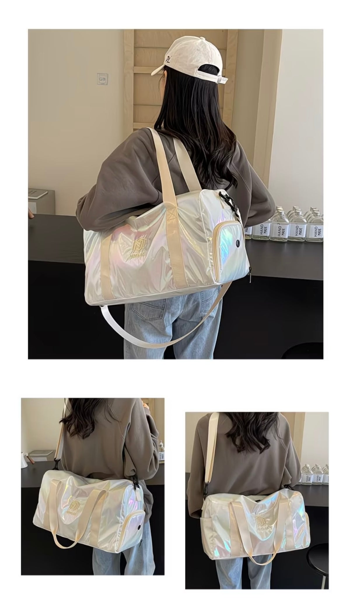 Gradient Large Capacity stylish travel bag premium quality