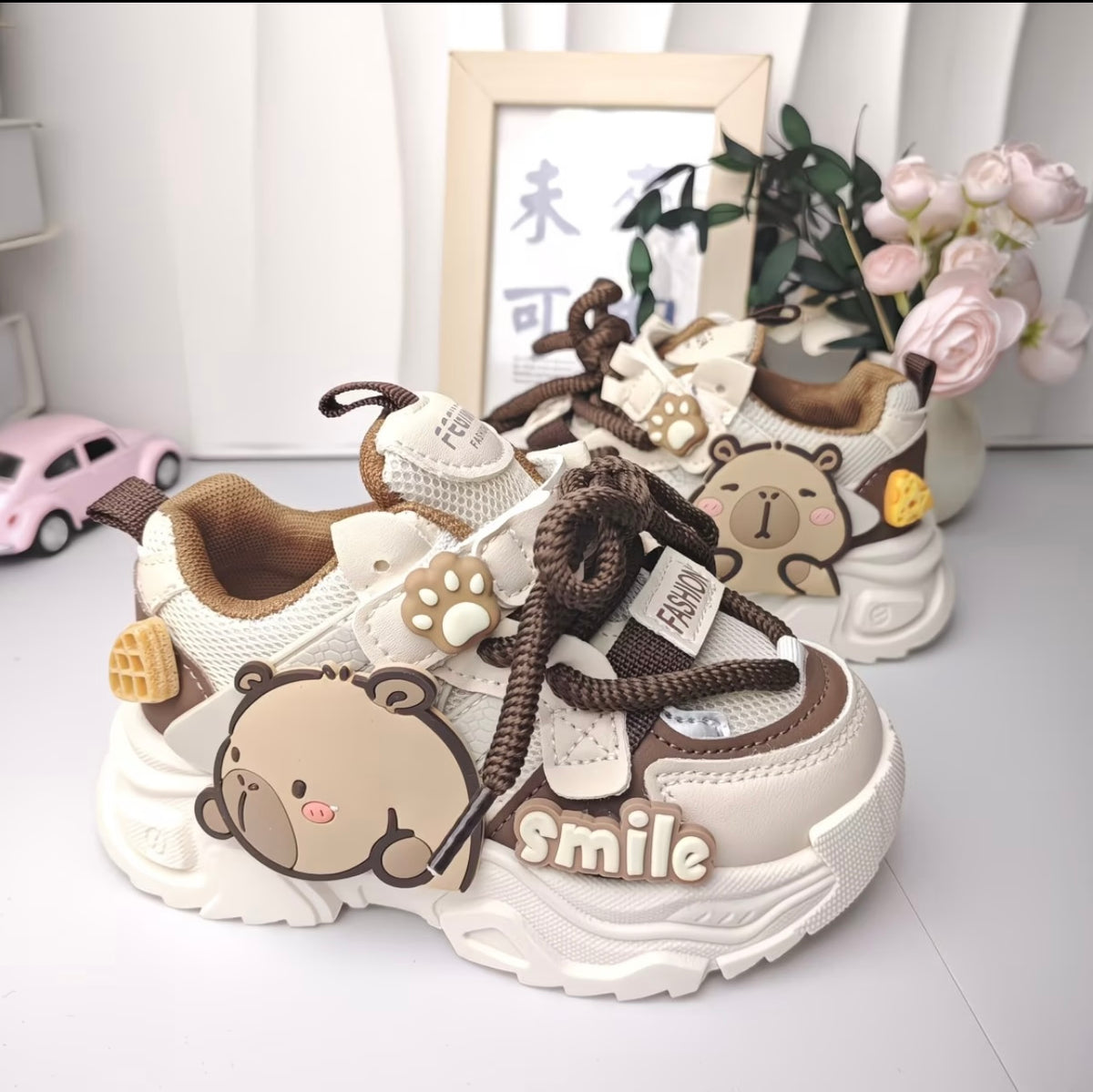 Baby cute sport shoes capybara casual snickers