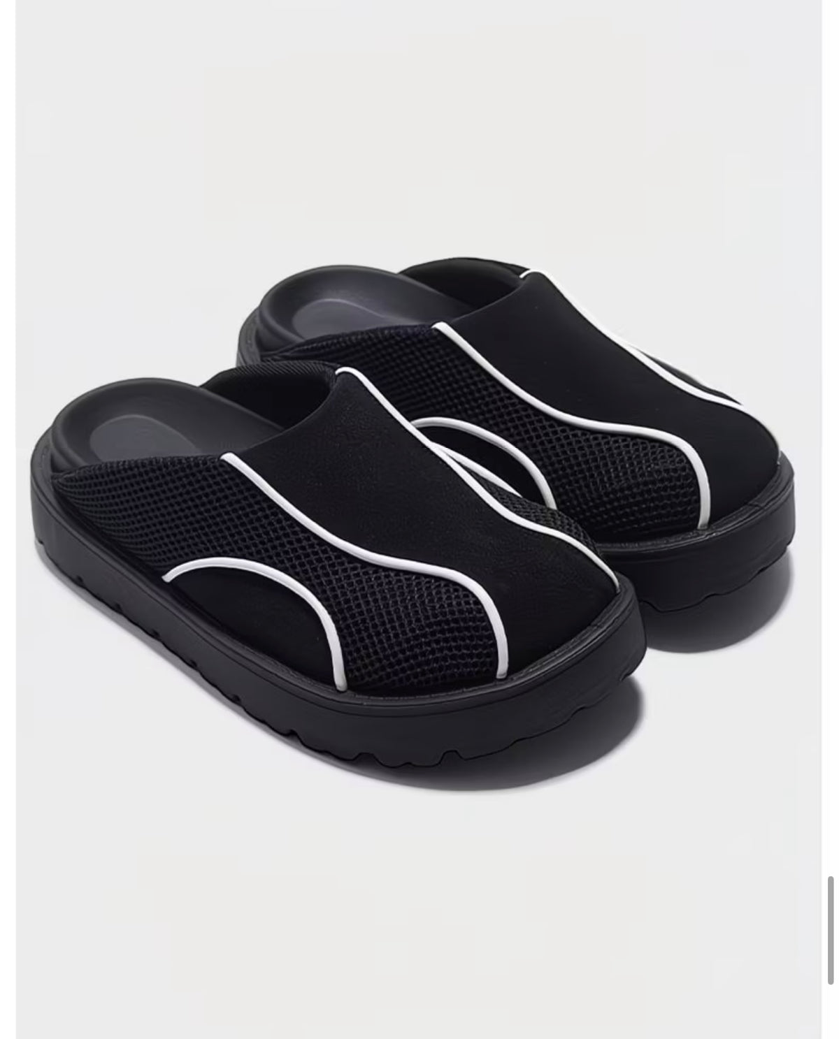 Slip-On Mules for Outdoor
Wear, Thick-Soled Closed-Toe Loafers, Easy-to-Wear Unisex Summer Shoes