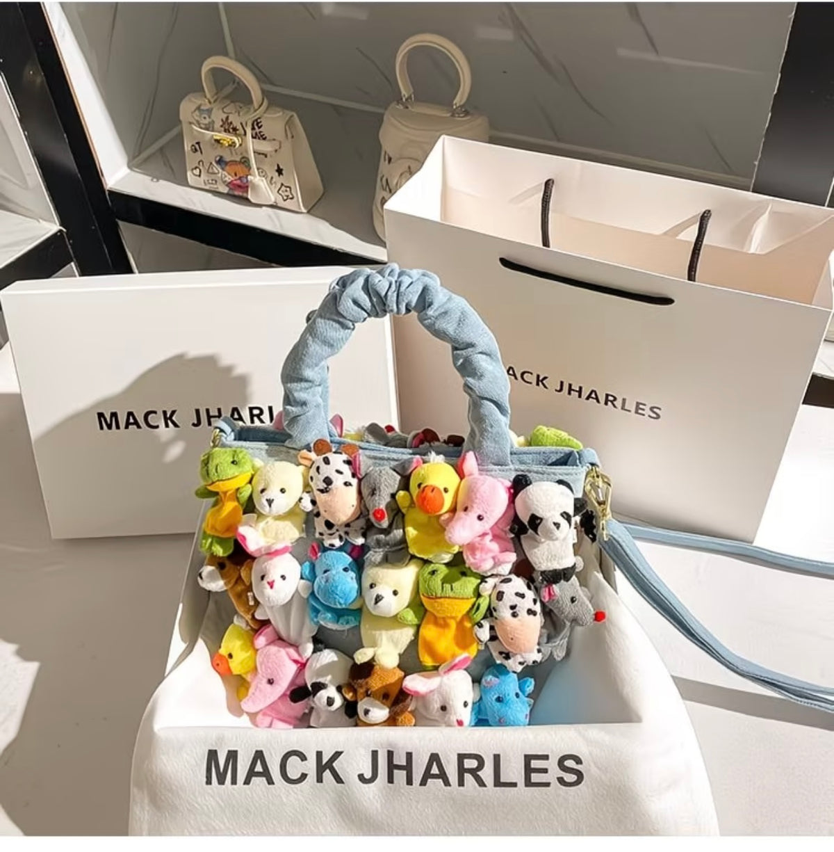 MACK JHARLES premium doll bag available in stock ( limited edition)