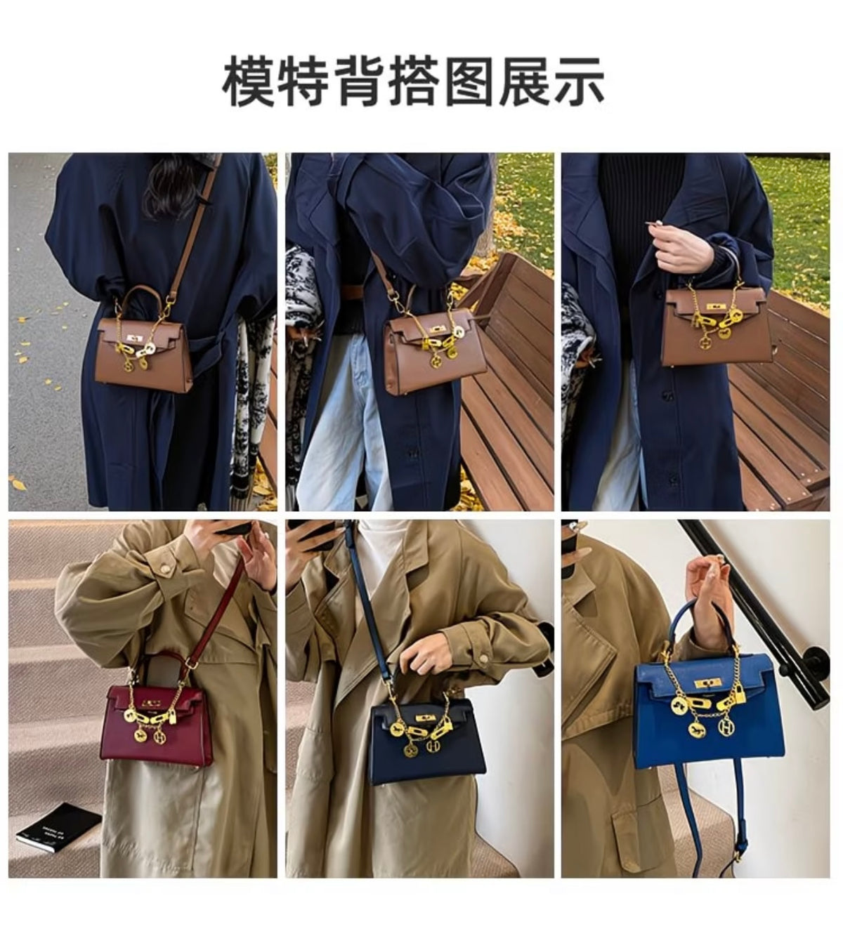 Premium Quality Retro Fashionable Handbag - Kelly-style Light Luxury Versatile Shoulder Crossbody Bag 💼
