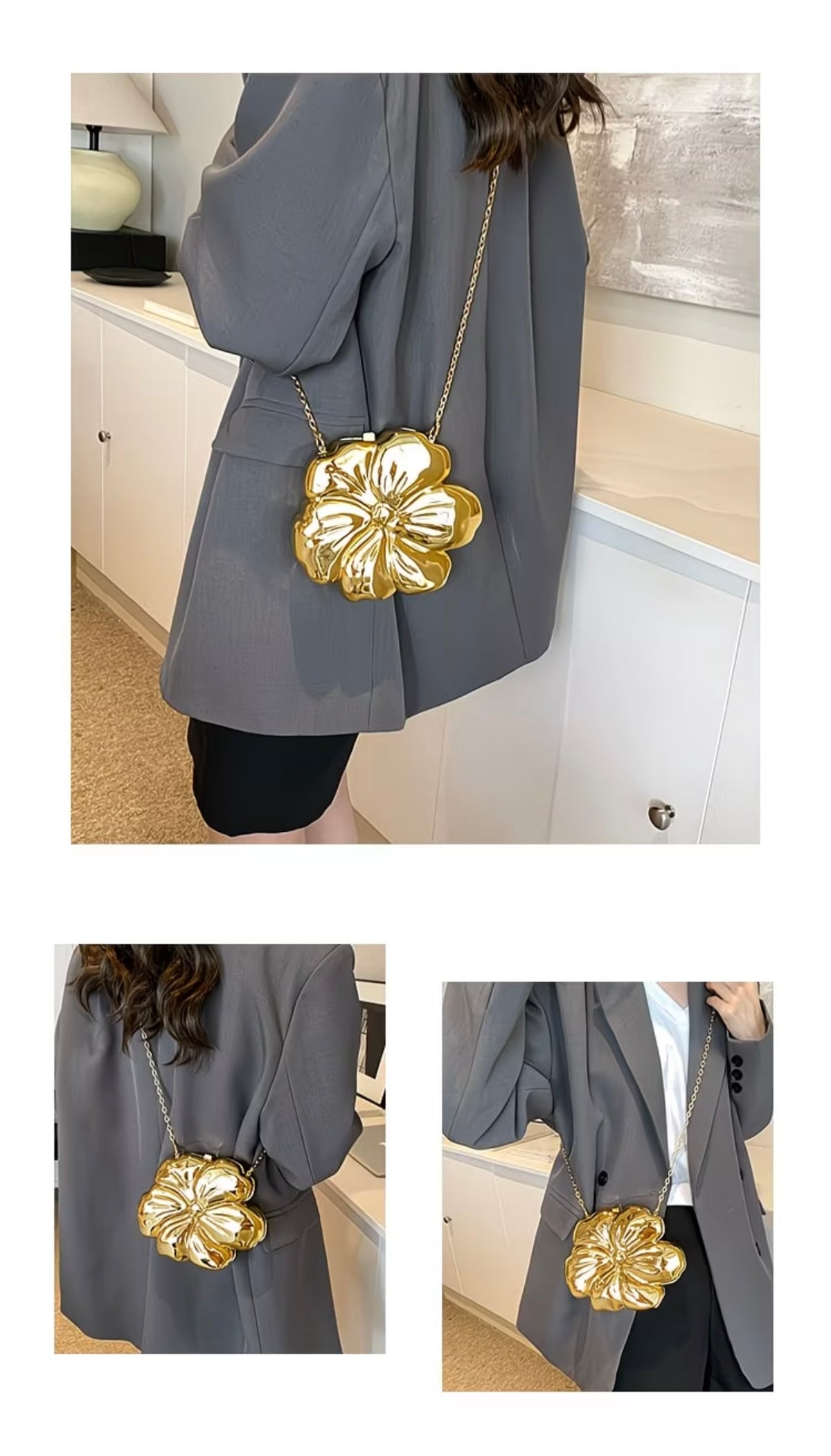 2026 New Floral-Shaped Stylish Sweet Crossbody Bag, Internet-Famous