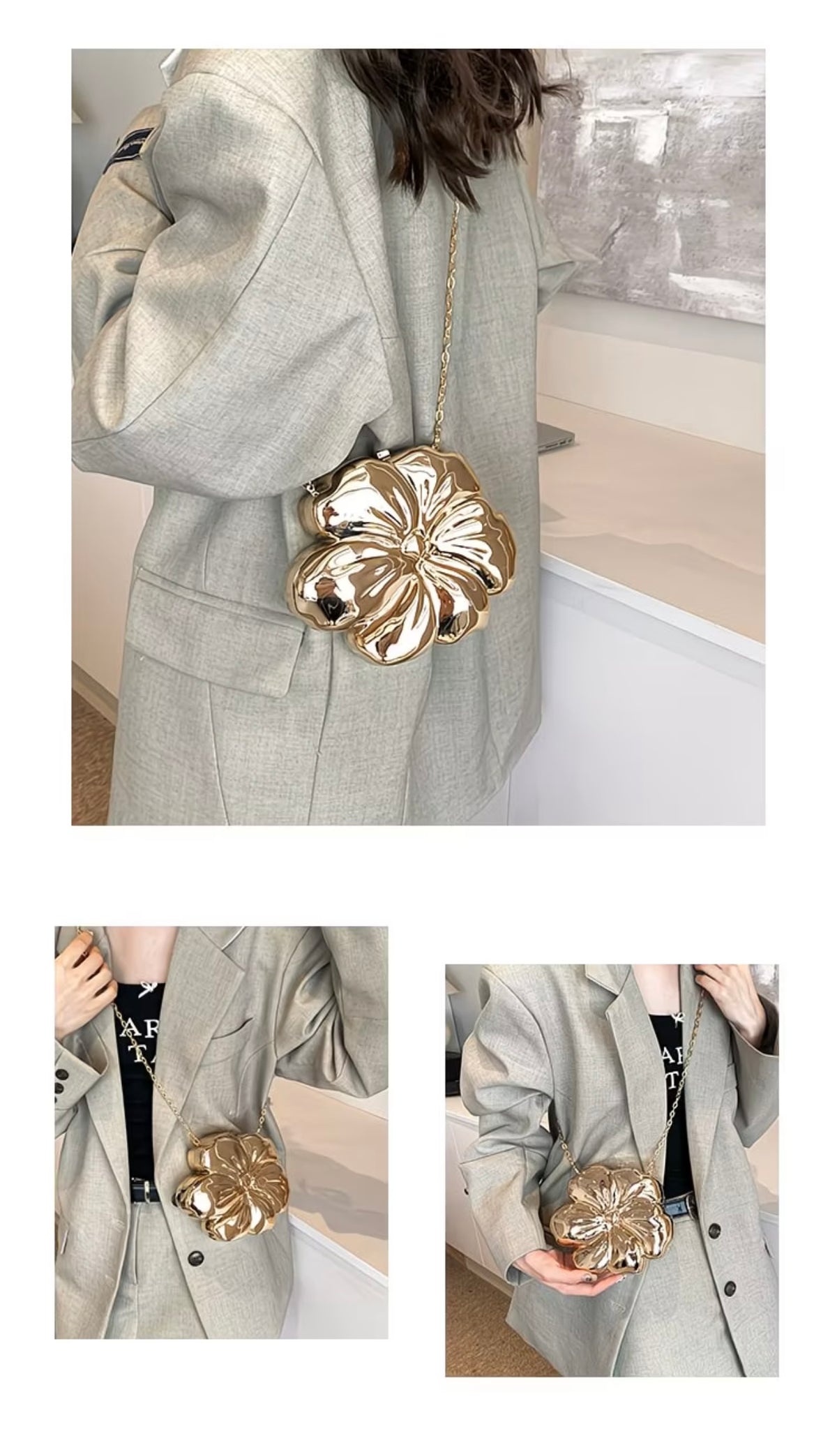 2026 New Floral-Shaped Stylish Sweet Crossbody Bag, Internet-Famous