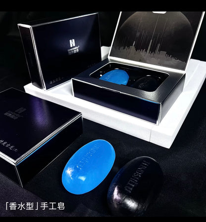 Gulong Men's Oil-Control Refreshing Soap - Long-Lasting Fragrance