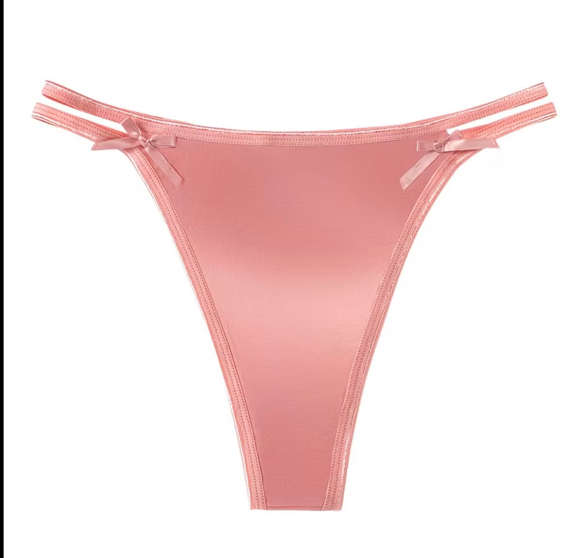 Silky-smooth, comfortable to wear ~ Satin lace sexy low-waist panties for women summer girls' silk-crotch briefs