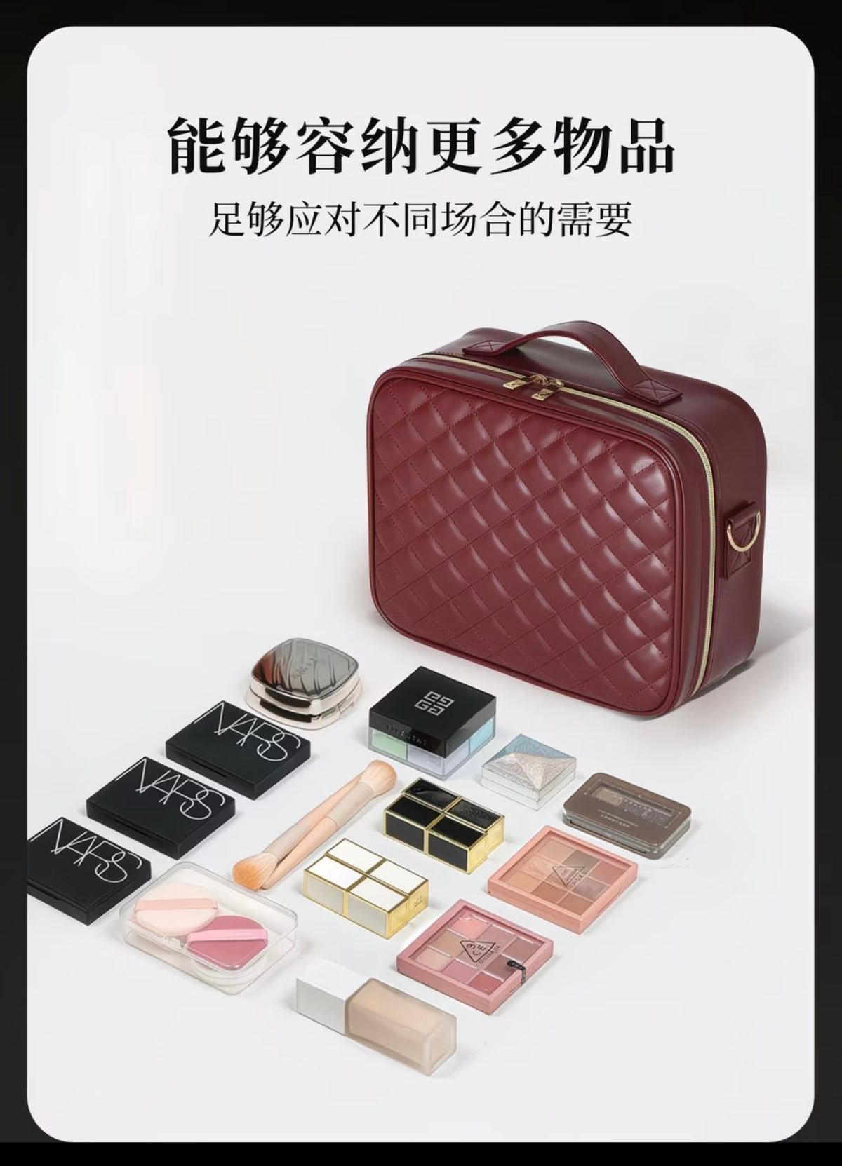 Premium TOBOX Ankola Makeup Bag with LED Mirror