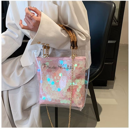 Premium style tote bag for women , Fashionable Beach Jelly Bag