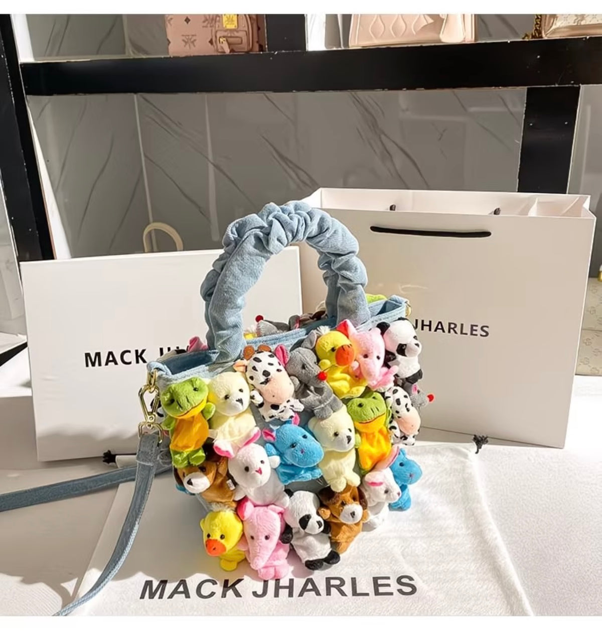 MACK JHARLES premium doll bag available in stock ( limited edition)