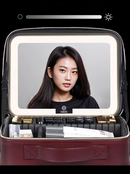 Premium TOBOX Ankola Makeup Bag with LED Mirror
