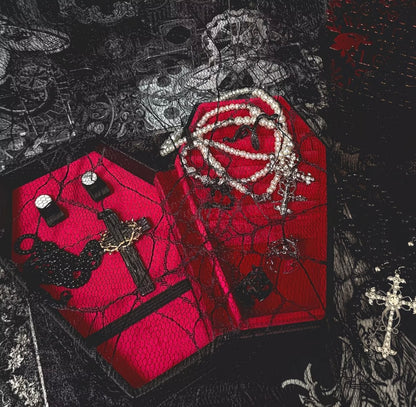 Portable Vintage-Style Exquisite PU Leather Jewelry Box