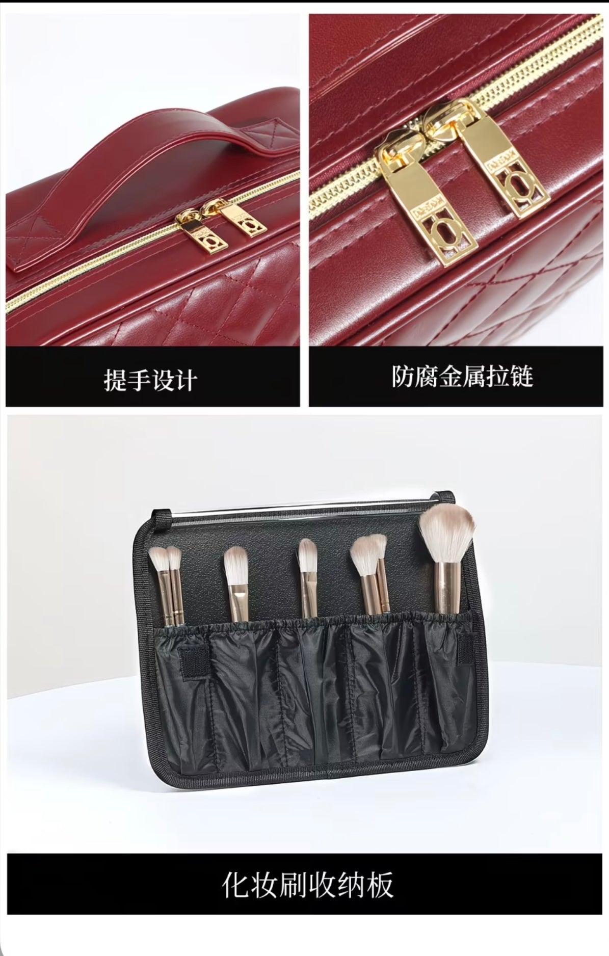 Premium TOBOX Ankola Makeup Bag with LED Mirror