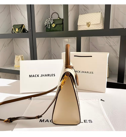 MACK JHARLES Stylish Fashionable Commuter Kelly Bag for Women 2026 New Embroidered Large Capacity
Handbag
