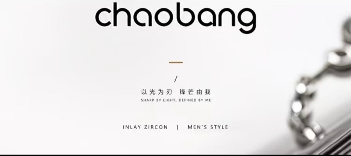 ChaoBang Stainless Steel Retro Möbius Bracelet for Men