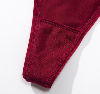 Silky-smooth, comfortable to wear ~ Satin lace sexy low-waist panties for women summer girls' silk-crotch briefs