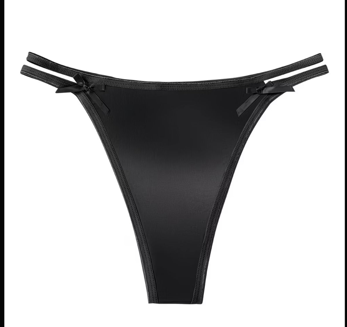 Silky-smooth, comfortable to wear ~ Satin lace sexy low-waist panties for women summer girls' silk-crotch briefs