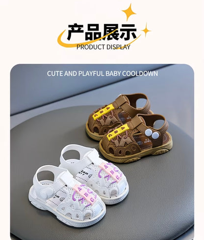 Closed-Toe Soft-Soled Toddler Walking Shoes, Non-Slip
Beach Sports Shoes