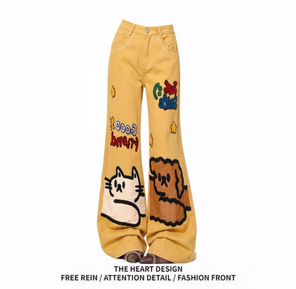 Cute elegant flared jeans for women