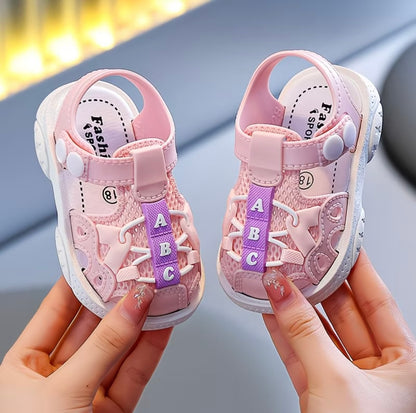 Closed-Toe Soft-Soled Toddler Walking Shoes, Non-Slip
Beach Sports Shoes