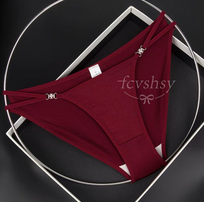 Women's Satin Sexy High-Slit Low-Waist Comfortable panties
