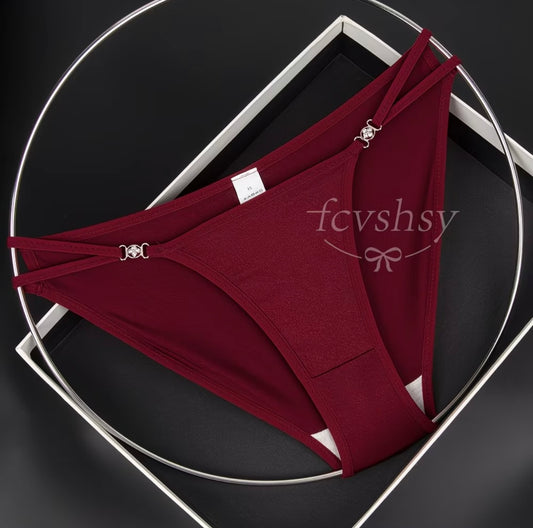Women's Satin Sexy High-Slit Low-Waist Comfortable panties